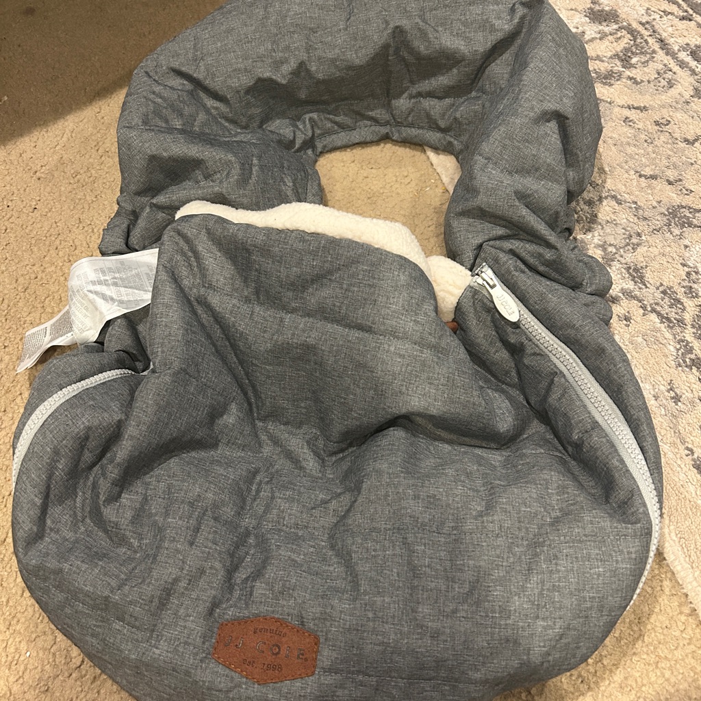 Gray Infant Car Seat Cover